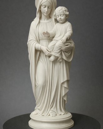 Statua Madonna con Bambino – 24 cm