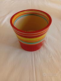 Vado in Ceramica a Righe Colorate 