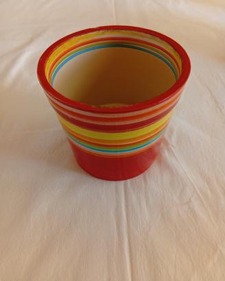 Vado in Ceramica a Righe Colorate 