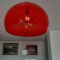 Lampadario rosso Kartell FLY