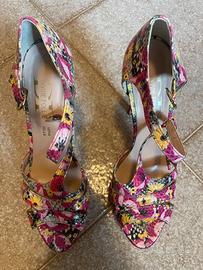 Zeppe Divine Follie fucsia floreali