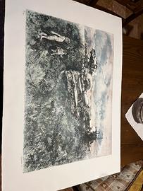 Coppia Litografie Vespignani