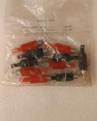 SET 10 CONNETTORI AUDIO VIDEO RCA MASCHIO