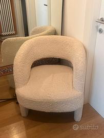 Poltrona bouclè maison du monde