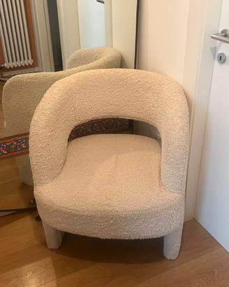 Poltrona bouclè maison du monde