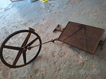 pedale macchina da cucire antica