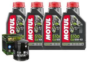Kit tagliando 4 lt motul 5100 + filtro