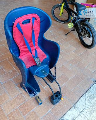 Seggiolino Bici Posteriore con Attacco al Telaio –