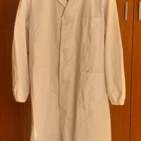 Camice bianco lungo unisex da laboratorio/medico c