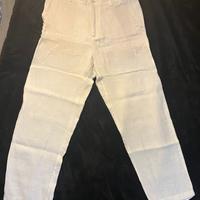 Pantalone bianco in lino