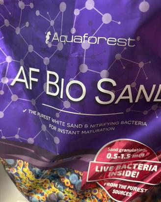 Acquaforest sabbia marina con batteri bianca