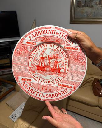 Piatto Lazzaroni Amaretti Saronno Este Numerato