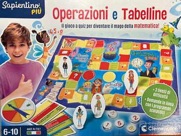 Sapientino Più - Operazioni E Tabelline