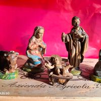 Sacra famiglia, statuine anni 70.