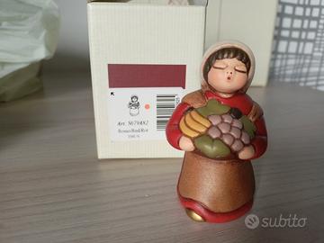 Statuina presepe Thun donna con frutta