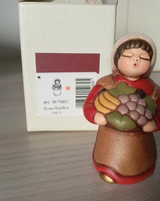 Statuina presepe Thun donna con frutta