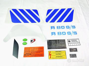Adesivi BMW R 80 GS 1986 87 mod Bianco