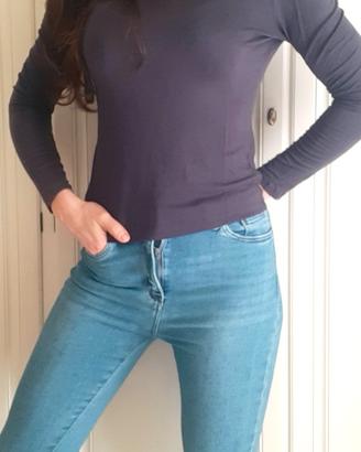 pull dolcevita Camomilla Taglia  M grigio