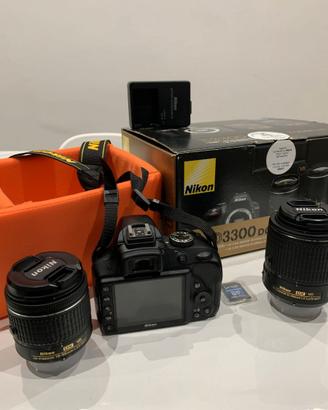 Kit fotografico Nikon D3300 Double zoom VR kit