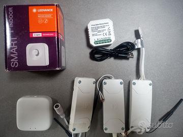 Lotto dispositivi zigbee, dimmer, sensore, gateway