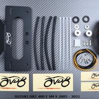 Portatarga AVDB SUZUKI DRZ 400 E SM 2005 2021 FUMÉ