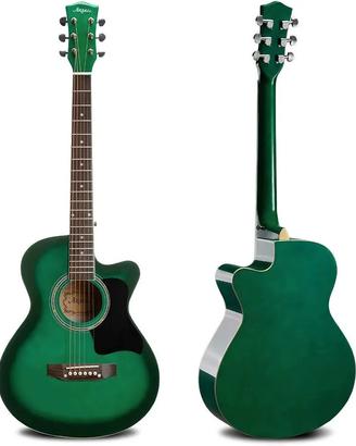 Chitarra acustica ARTALL in legno/ colore verde