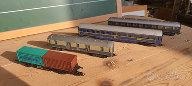 Trenino Lima 1:87 - vagoni e accessori vintage