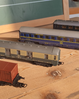 Trenino Lima 1:87 - vagoni e accessori vintage