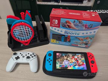 Nintendo switch sport 512gb +giochi e accessori 