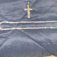 Collana zirconi acciaio preziosi Milano
