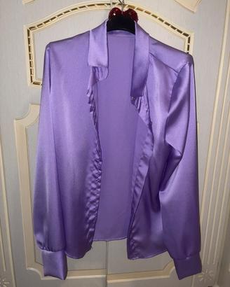 Camicia viola taglia M