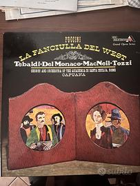 cofanetto viniili opera La Fanciulla dell West