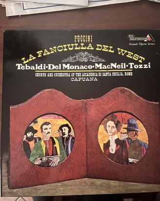 cofanetto viniili opera La Fanciulla dell West