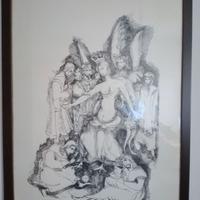 Quadro, riproduzione 23/50 firmato