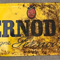 Targa insegna originale Pernod 45