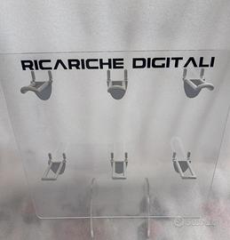 Espositore da banco 6 ganci in plexiglass