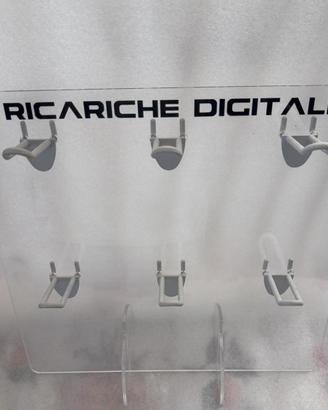 Espositore da banco 6 ganci in plexiglass