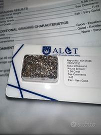 Diamanti taglio brillante, 4.27 carati