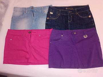 minigonna 4 pezzi