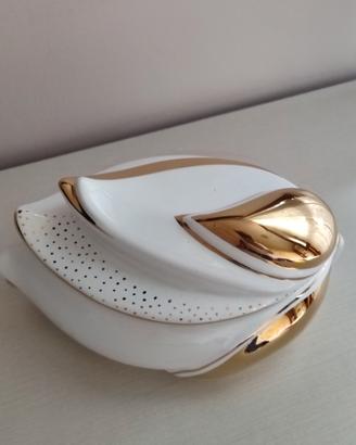Portagioie in ceramica bianca -PREZZO RIBASSATO 