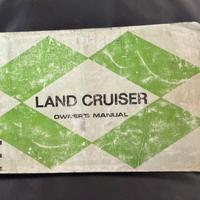 Manuale Toyota LAND CRUISER 1975