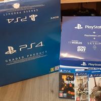 Ps 4 ricondiz.  1 tera + visore vr + giochi