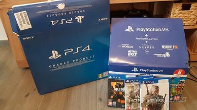 Ps 4 ricondiz.  1 tera + visore vr + giochi