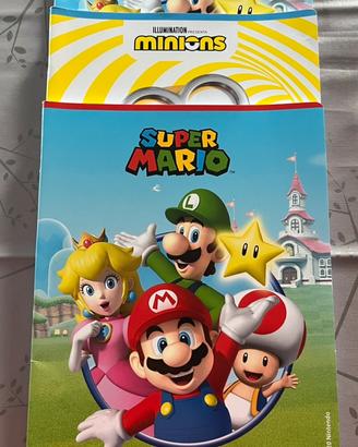 Quadernoni a righe Super Mario e Minions