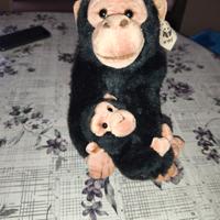 scimpanzé  mamma è figlio wwf