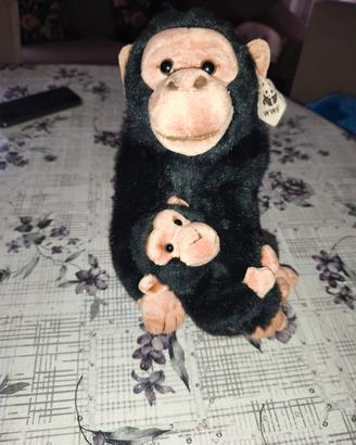 scimpanzé  mamma è figlio wwf