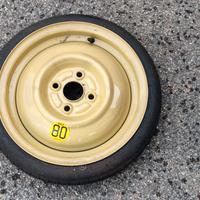 ruotino di scorta 10/70D14 su cerchio R14 4 fori n