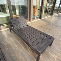 sdraio chase longue da esterno in fibra sintetica