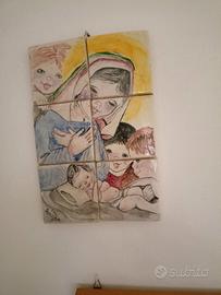 quadro pannello decorativo artigianale 