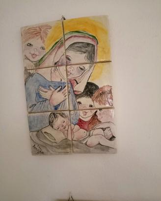 quadro pannello decorativo artigianale 